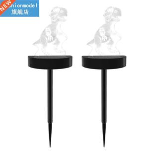 Lamp Landscape Color 2pcs Solar LED Changing Ligh Waterproof