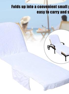 Vacances Portable chaise longue couverture serviette de plag