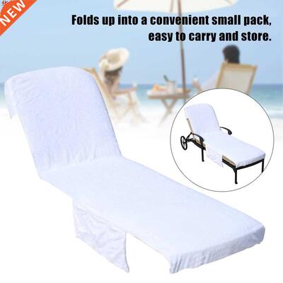 Vacances Portable chaise longue couverture serviette de plag