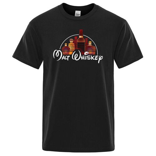 2019 New Summer Cool TShirt Men Short Sleeve Malt Whiskey T-