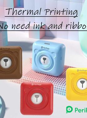 Bluetooth Mini Thermal Printer Mobile Pocket Lable Portable
