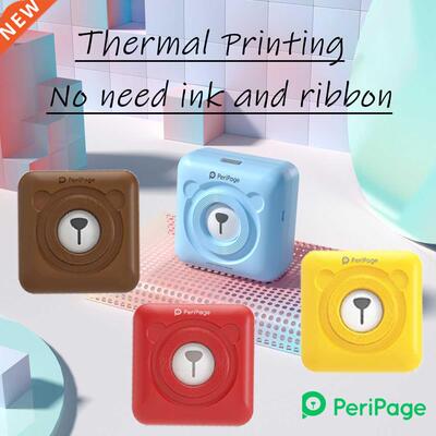 Bluetooth Mini Thermal Printer Mobile Pocket Lable Portable