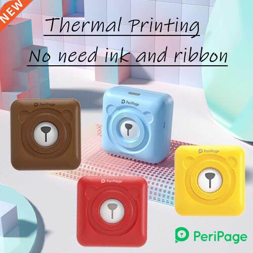Bluetooth Mini Thermal Printer Mobile Pocket Lable Portable