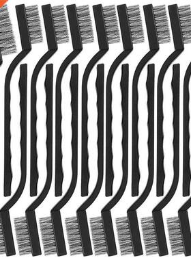 36PCS Wire Brush, Mini Wire Brush Set and Curved Handle Maso