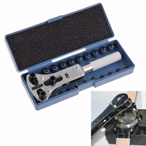 Wrench Repair Kit Tool Adjustable Watch Back Case Cover Open