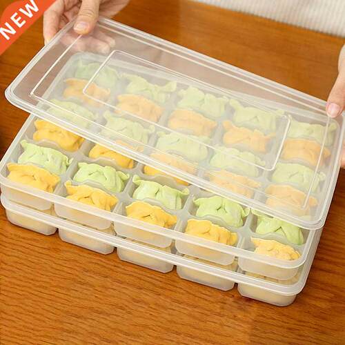 Kitchen Fridge Freezer Dumplings Fresh-Keeping Food Storage