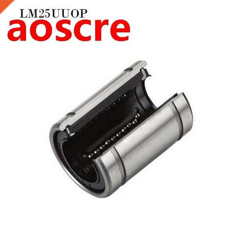 (2 PCS) LM25UUOP (25mm) OPEN Linear Ball Bearing