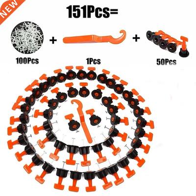 151Pcs Reusable Level Wedges Tile Leveling System Wall Floor