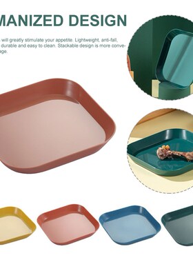 4pcs Easy?Clean Snacks Storage For Kitchen Ligtweight Plasti