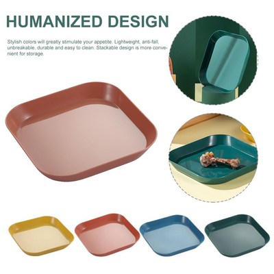 4pcs Easy?Clean Snacks Storage For Kitchen Ligtweight Plasti