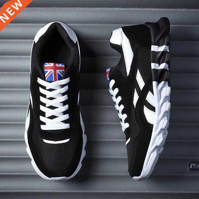 Men Running Shoes Autumn PU leather Blade Sneakers High Qual