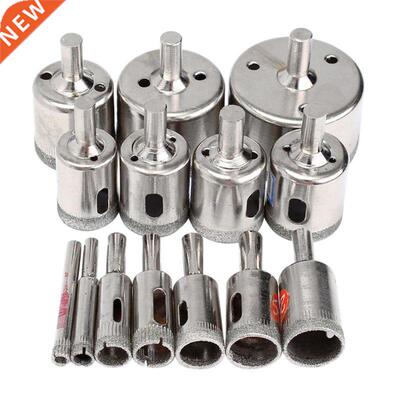 15Pcs Dimond Cutter Hole Drill Bits Set Glss Cermic Tile