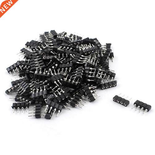 150 Pcs 4-Pin Single Row IC Header Socket 2.54mm Pitch