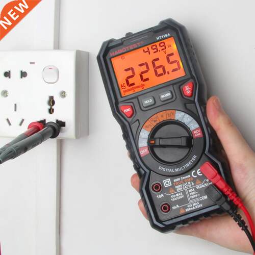 HT118A Tester Digital Multimeter 6000 Counts Vtage Current