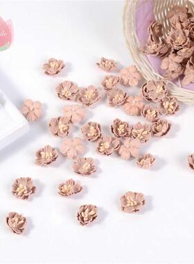 10Pcs 2Cm Mini Daisy Artificial Flower Paper Head Wedding DI
