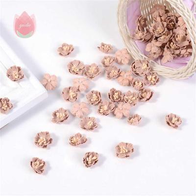 10Pcs 2Cm Mini Daisy Artificial Flower Paper Head Wedding DI