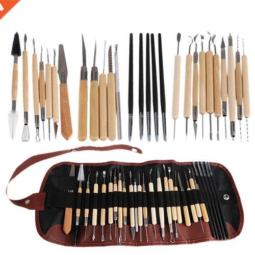 28Pcs Arts Crafts Clay Sculpting Tools Set Modeling Carving