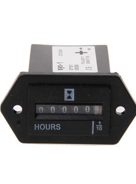 DC 10V-80V Generator Sealed Hour Meter Counter For Boats Tru
