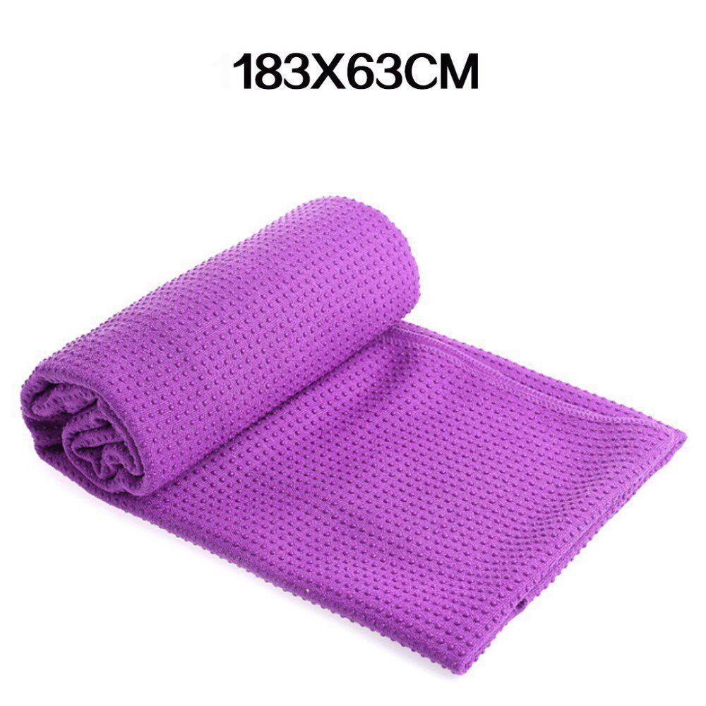 WorthWhile Fitness Gym Yoga Mat Towel Anti Skid Microfiber C
