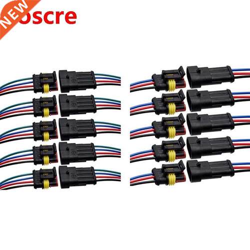 Connector Waterproof Connector,Male and Female Way 16 AWG Wi