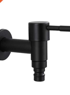 Copper Gold Matte Black Wall Mounted Washing Machine Tap Mop