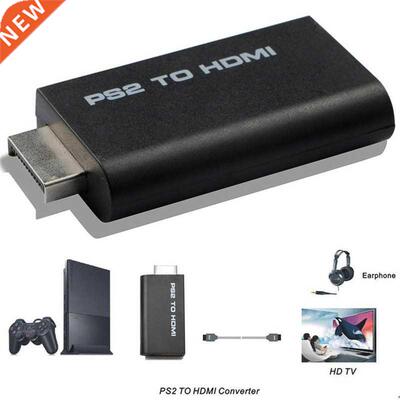 PS2 To HDMI Converter HD Line Audio Adapter AV Input To HDMI
