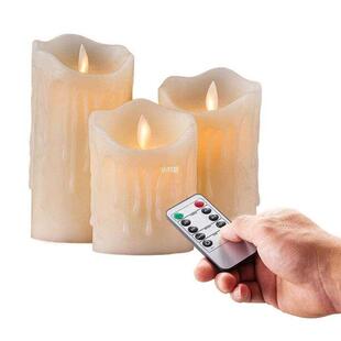 Flameless Candles LED Candles Tear Wave Shaped Candles LED C