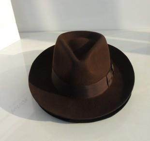 Wool Fedora Hat Unisex Felt Fedoras Hats Adult Fashion Trilb