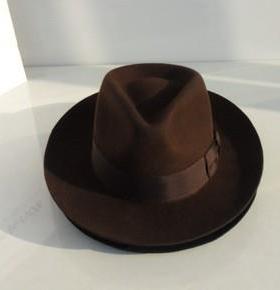 Wool Fedora Hat Unisex Felt Fedoras Hats Adult Fashion Trilb