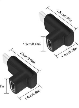 90 Degree USB 3.1 Type C Male To Female Rght Angle Convert