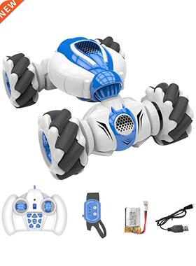 S-012 2.4G Mini Remote Control RC Car Stunt Double-Side Roll