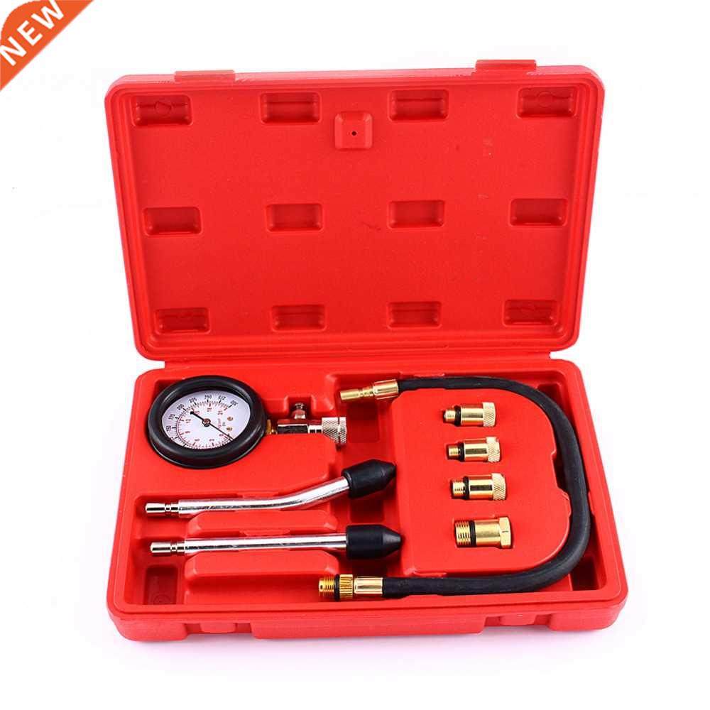 Petrol Engine Compression Tester Testing Gauge Tools Kit Car