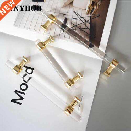 Vious Sizes Modern Style Acrylic Drawer Knobs T b Handl