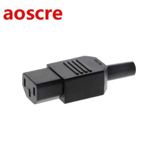 IEC 320 C13 Female Plug Rewirable Power Connector 3 Pin Sock