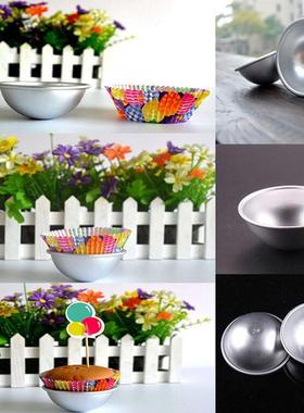 1Pc Stainless Steel Dia 6cm Ball Sphere Bath Bomb Cake Pan B