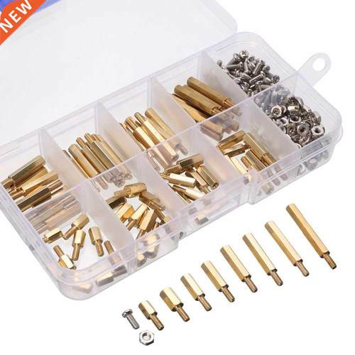 240pcs Assorted M2.5 Hex Male-Female Standoff/Screw/Nut Kit