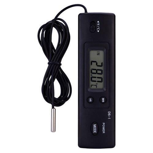 LCD Temperature Meter Thermometer Probe Sensor Wired for Ref