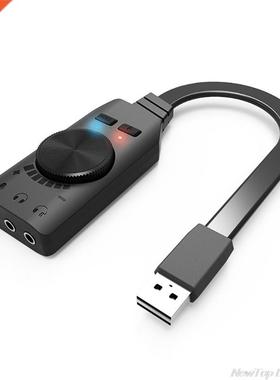GS3 Virtual 7.1 Channel Sound Card Converter Adapter Externa