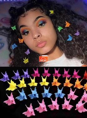 20/50/100PCS Butterfly Hair Clips Claw Barrettes Mixed