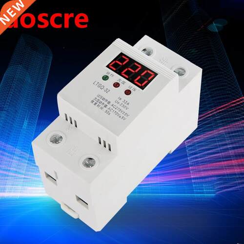 Voltage Monitor Relay 230V AC Automatic Reconnect Voltage Pr