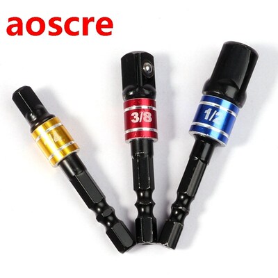 3 Pcs Drill Socket Adapter Converter for impact Driver with