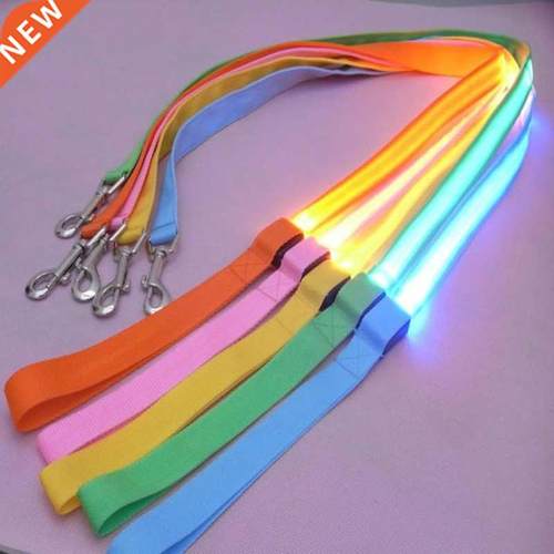 Led Dog Leash Rope With Light Luminous Lead Leash For Dog Sa