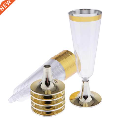 Durable Plastic Champagne Flutes Tumblers Water Glasses For
