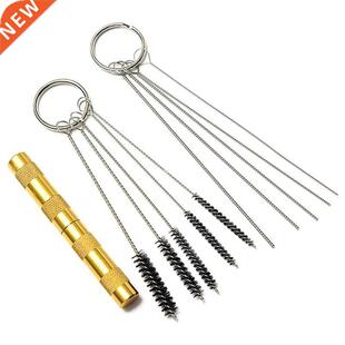 11Pcs Arbrush Spray Gun Cleanng Repar Tool Kt Nozzle Sta