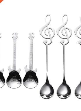 Coffee Spoons,6 Pack Creatve Cute Teaspoons Stanless Steel