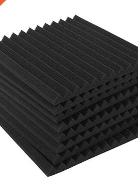 Wedge Acoustic Foam With Adhesive Tape 8 Pcs Soundproof Pane