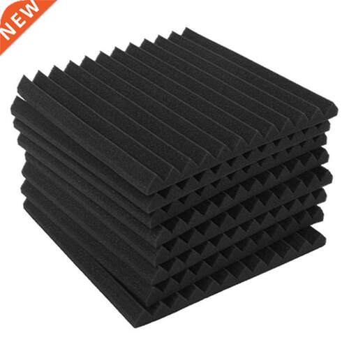 Wedge Acoustic Foam With Adhesive Tape 8 Pcs Soundproof Pane