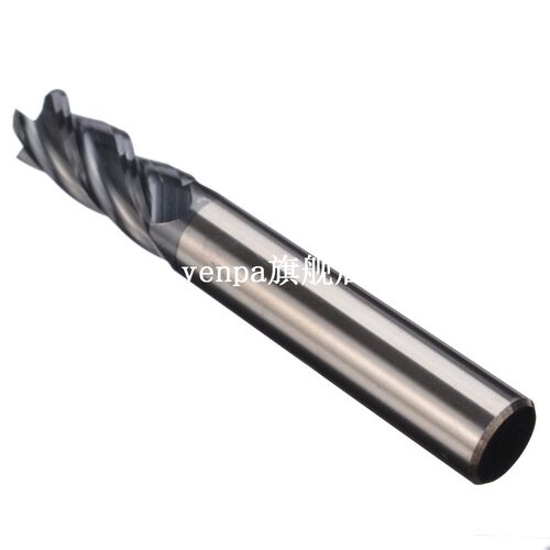 1pc Solid Carbide 4 Flute End Mill Straight Shank CNC Millin