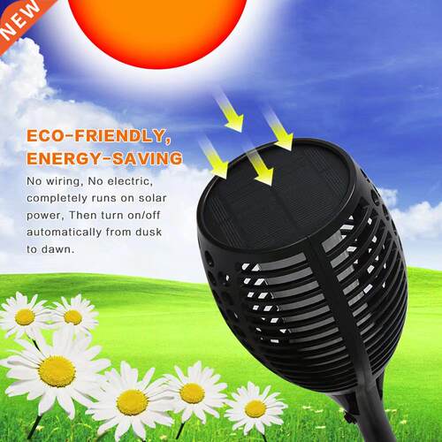 Solar simulation flame lamp garden lamp lawn lamp