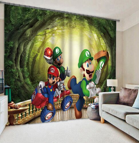 Nordic style Blackout Curtains for Living Room Cartoon